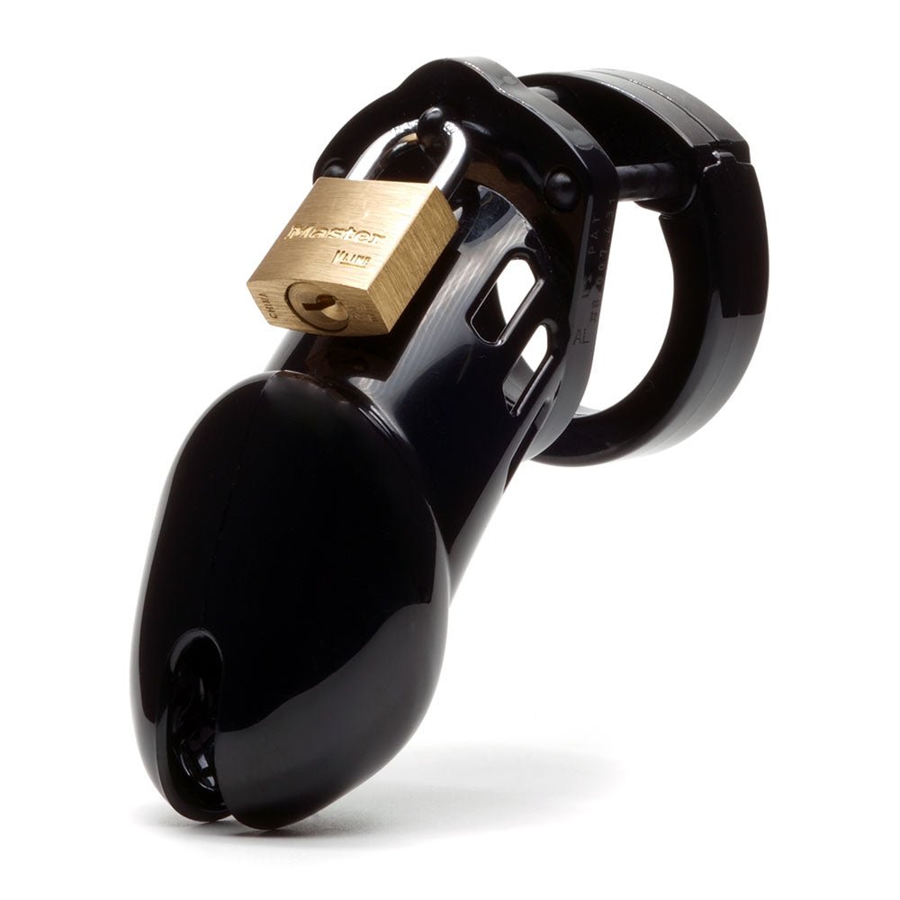CB-6000 Chastity Cock Cage Kit - Black 3.25 Inch Cock Cage Kit